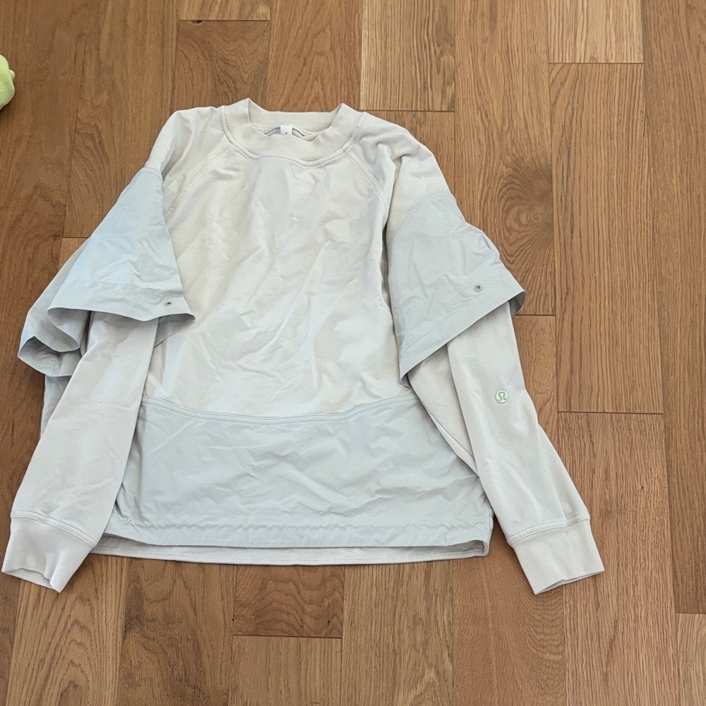 lululemon athletica Cream Sweatshirt